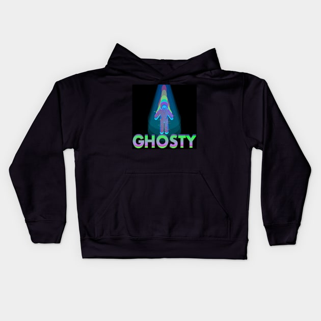 Cyber GHOSTY Kids Hoodie by GHOSTY